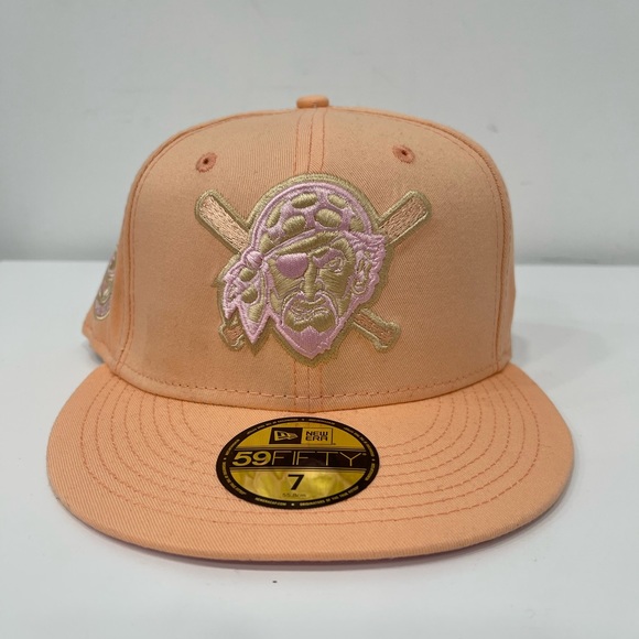 New Era Pittsburgh Pirates MLB Peaches And Cream Cap Hat Fitted Size 7